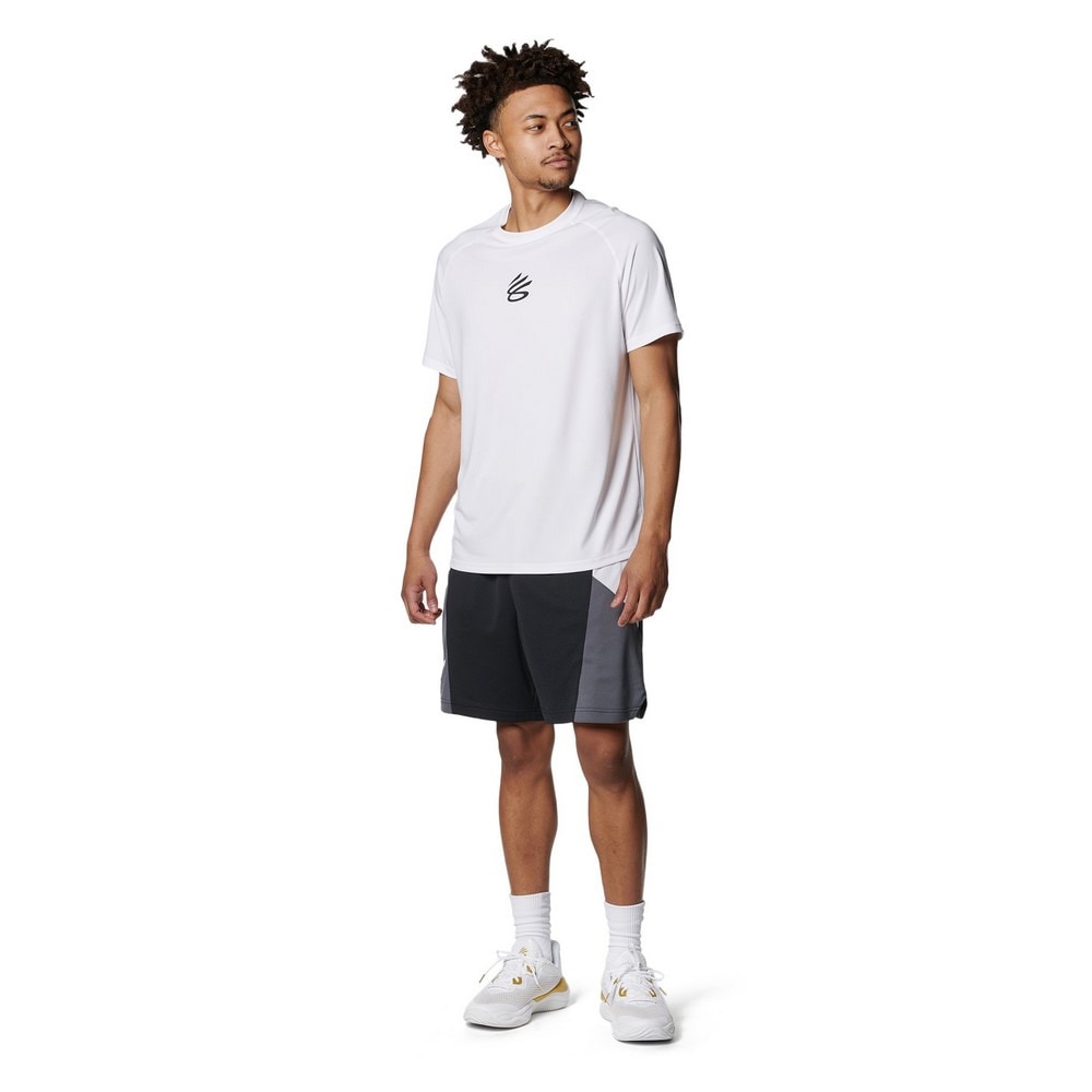 アンダーアーマー（UNDER ARMOUR）（メンズ）バスケットボールウェア カリー テック ロゴ ショートスリーブTシャツ 1384724 100