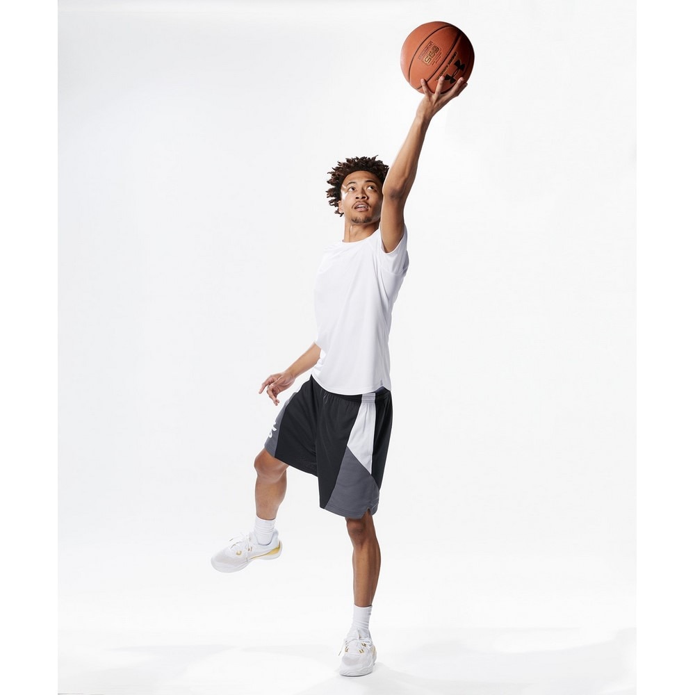 アンダーアーマー（UNDER ARMOUR）（メンズ）バスケットボールウェア カリー テック ロゴ ショートスリーブTシャツ 1384724 100 速乾