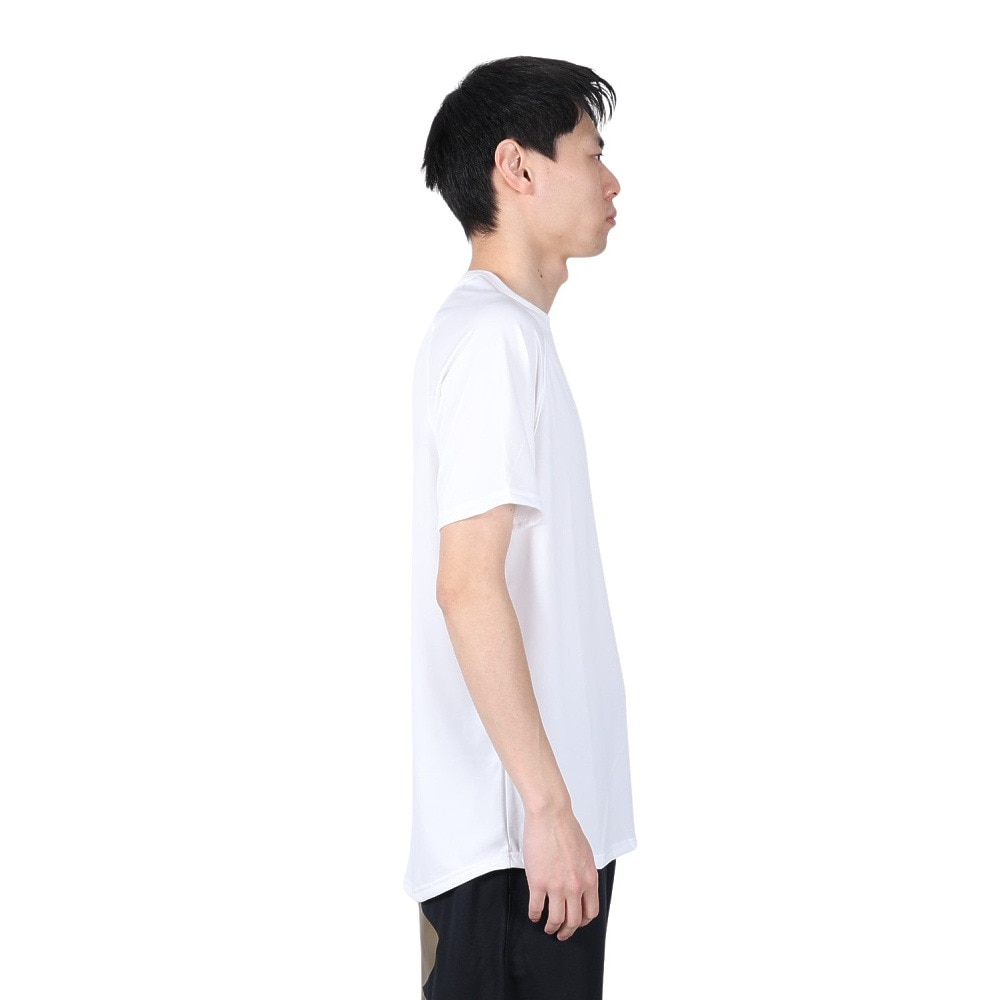 アンダーアーマー（UNDER ARMOUR）（メンズ、レディース）バスケットボールウェア テック ロングショット ノベルティ 半袖Tシャツ 1385490 100 速乾