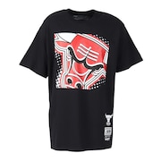 (メンズ)バスケットボールウェア NBA ビッグフェイス 7.0 半袖Tシャツ BMTR5904-CBUYYPPPBLCK