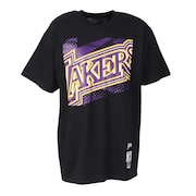 (メンズ)バスケットボールウェア NBA ビッグフェイス 7.0 半袖Tシャツ BMTR5904-LALYYPPPBLCK