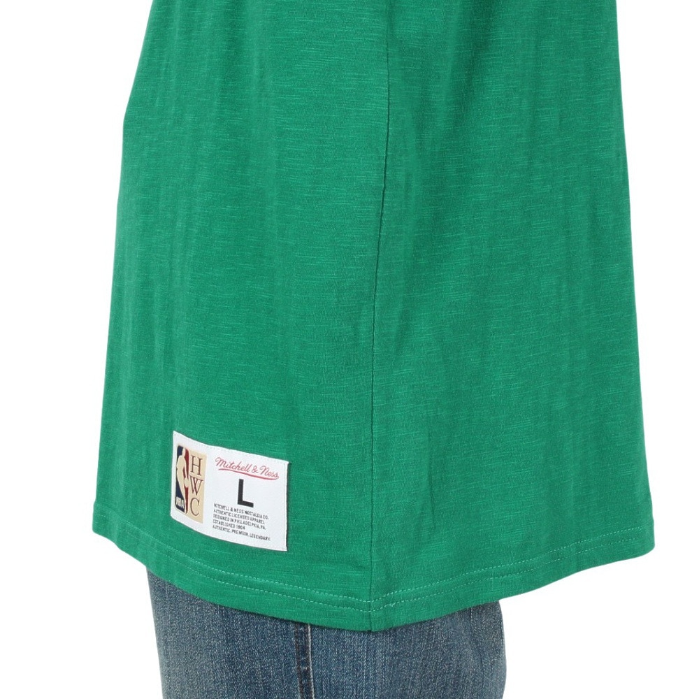 ミッチェルアンドネス（Mitchell&Ness）（メンズ、レディース）LEGENDARY SLUB 半袖Tシャツ ボストン・セルティックス TCRW5507-BCEYYPPPKYGN