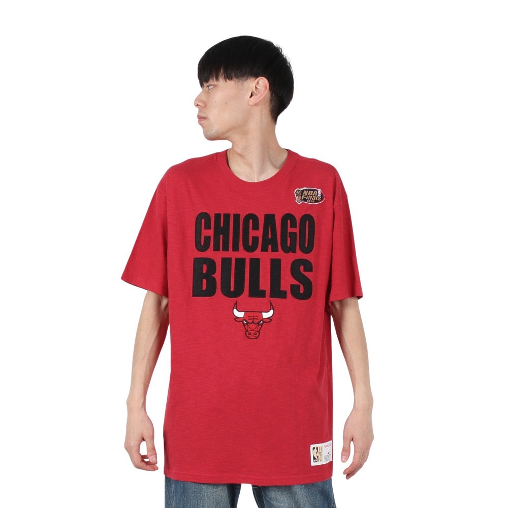 ミッチェルアンドネス（Mitchell&Ness）（メンズ、レディース）LEGENDARY SLUB 半袖Tシャツ シカゴ・ブルズ TCRW5507-CBUYYPPPSCAR