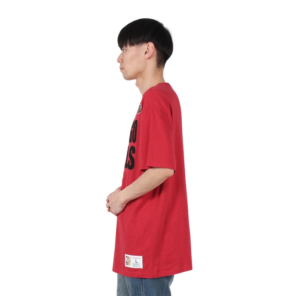 ミッチェルアンドネス（Mitchell&Ness）（メンズ、レディース）LEGENDARY SLUB 半袖Tシャツ シカゴ・ブルズ TCRW5507-CBUYYPPPSCAR