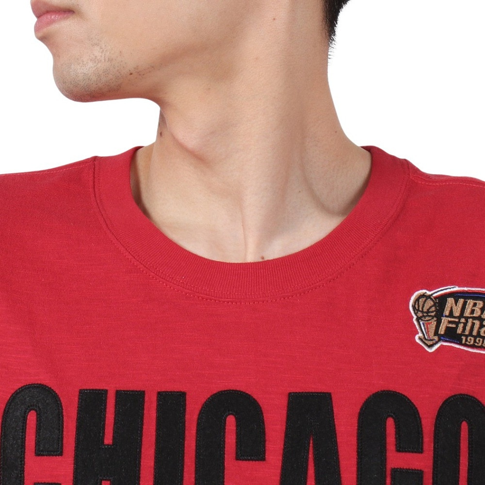 ミッチェルアンドネス（Mitchell&Ness）（メンズ、レディース）LEGENDARY SLUB 半袖Tシャツ シカゴ・ブルズ TCRW5507-CBUYYPPPSCAR