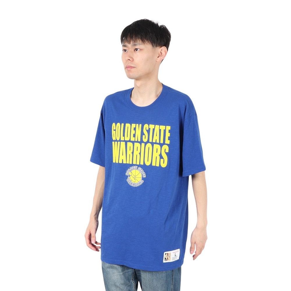 ミッチェルアンドネス（Mitchell&Ness）（メンズ）バスケットボールウェア LEGENDARY SLUB 半袖Tシャツ WA TCRW5507-GSWYYPPPROYA
