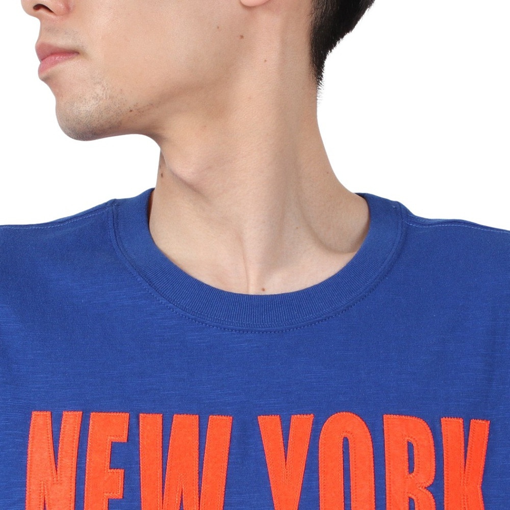 ミッチェルアンドネス（Mitchell&Ness）（メンズ、レディース）LEGENDARY SLUB 半袖 Tシャツ ニューヨーク・ニックス TCRW5507-NYKYYPPPROYA