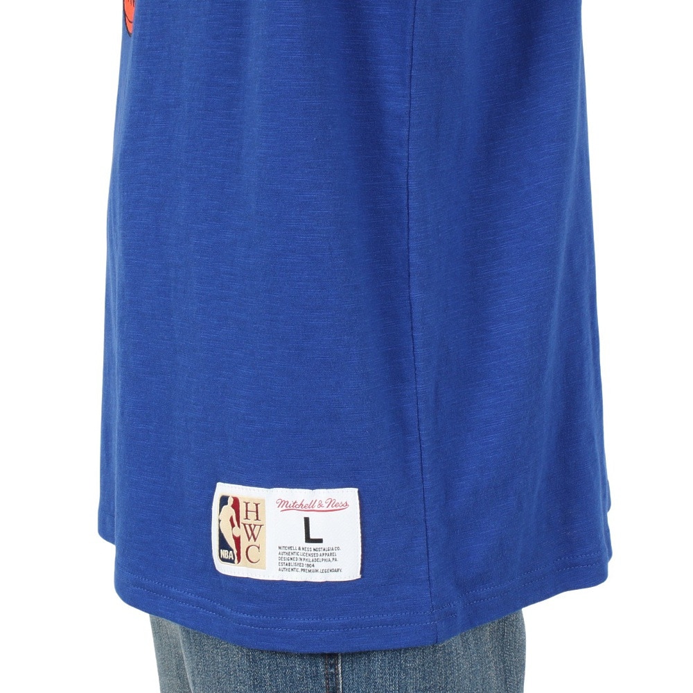 ミッチェルアンドネス（Mitchell&Ness）（メンズ、レディース）LEGENDARY SLUB 半袖 Tシャツ ニューヨーク・ニックス TCRW5507-NYKYYPPPROYA