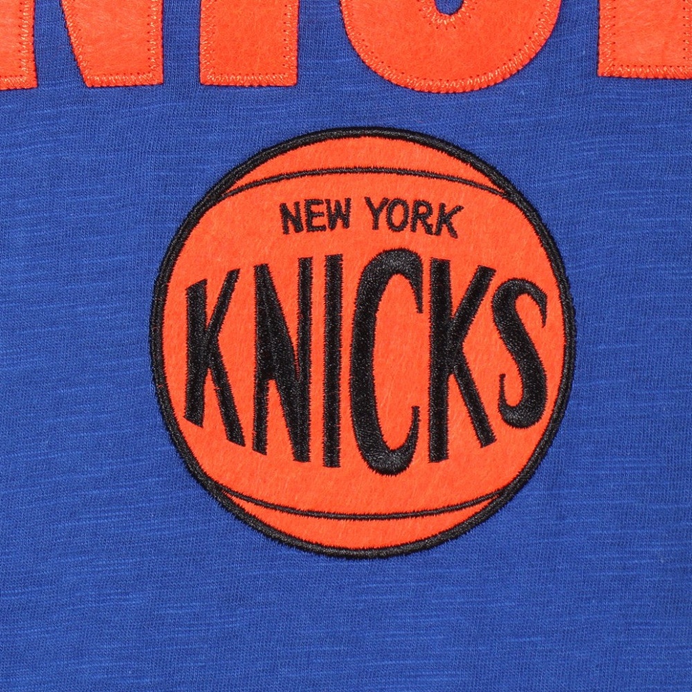 ミッチェルアンドネス（Mitchell&Ness）（メンズ、レディース）LEGENDARY SLUB 半袖 Tシャツ ニューヨーク・ニックス TCRW5507-NYKYYPPPROYA