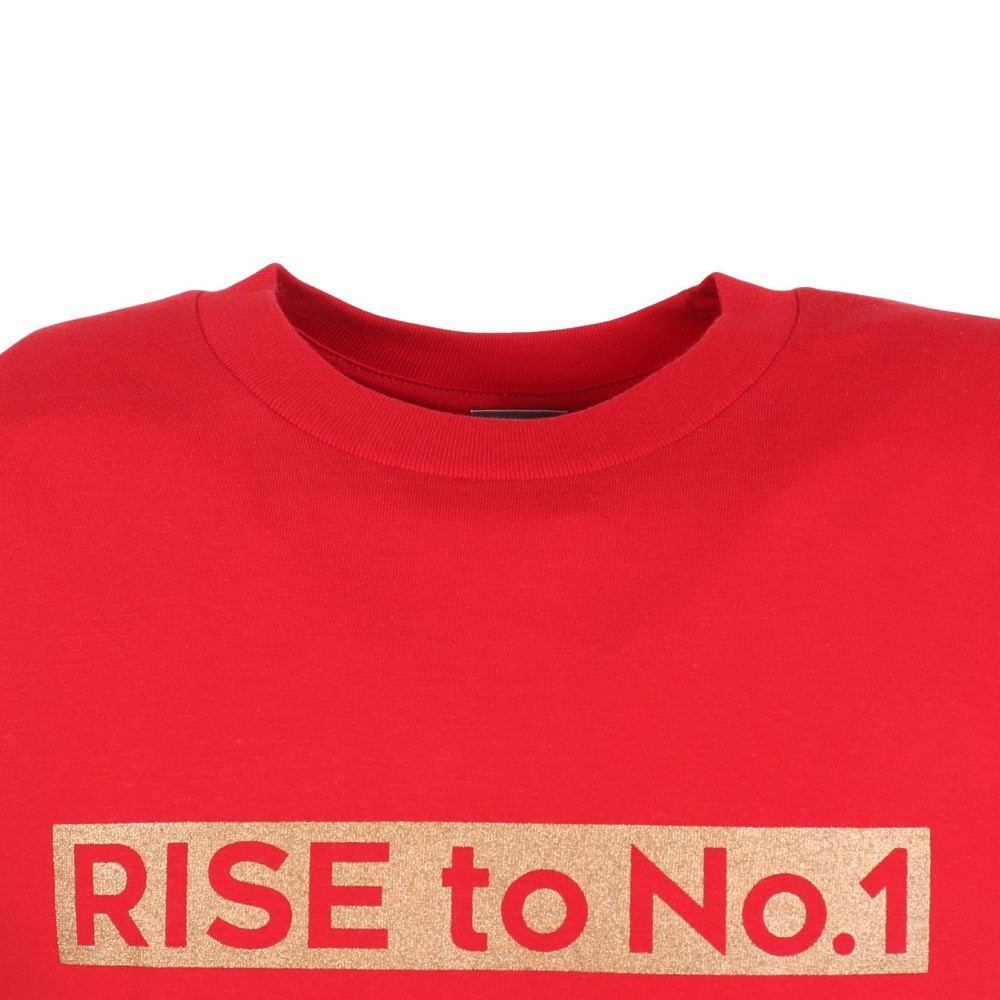 マジェスティック（MAJESTIC）（メンズ）バスケットボールウェア Rise to No.1 in ASIA 日本代表Tシャツ Sサイズ OT01-23FW-0007-RED-S