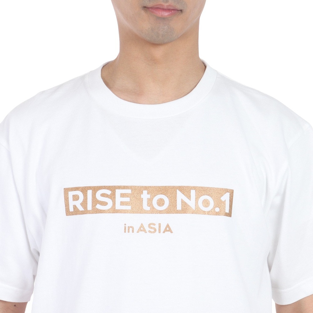 マジェスティック（MAJESTIC）（メンズ）バスケットボールウェア Rise to No.1 in ASIA 日本代表Tシャツ Lサイズ OT01-23FW-0007-WHT-L