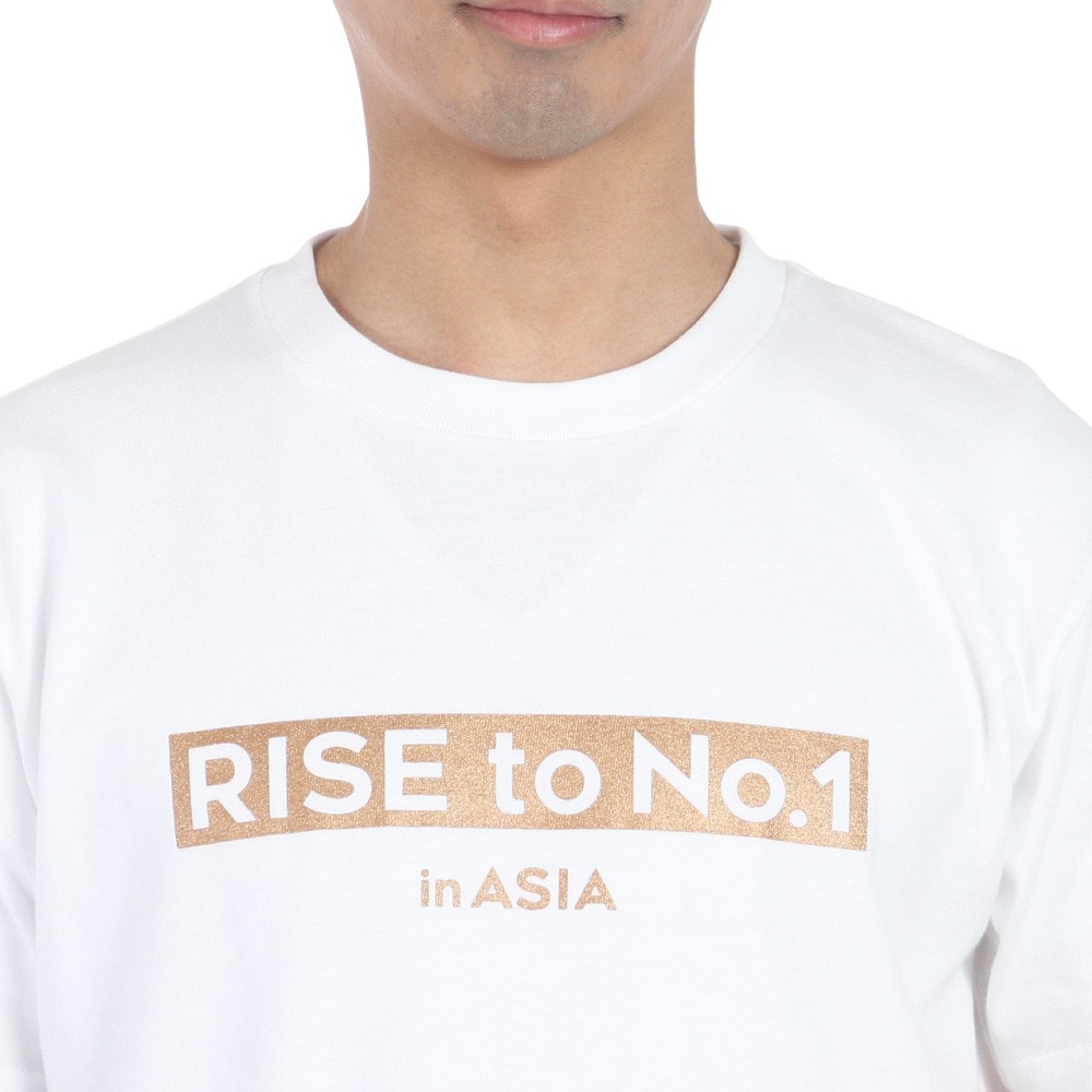 マジェスティック（MAJESTIC）（メンズ）バスケットボールウェア Rise to No.1 in ASIA 日本代表Tシャツ Mサイズ OT01-23FW-0007-WHT-M
