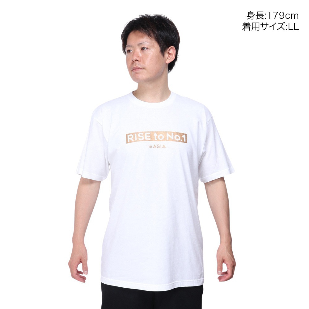 マジェスティック（MAJESTIC）（メンズ）バスケットボールウェア Rise to No.1 in ASIA 日本代表Tシャツ LLサイズ OT01-23FW-0007-WHT-XL