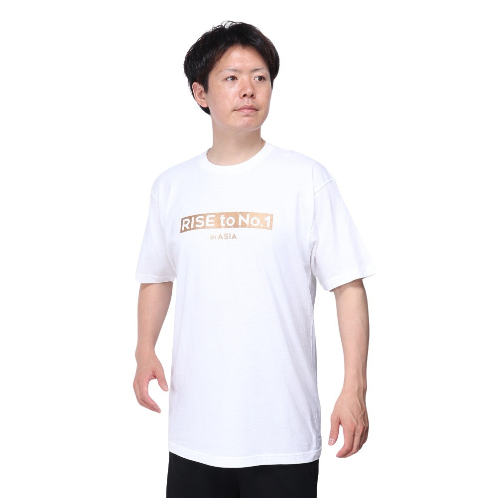 マジェスティック（MAJESTIC）（メンズ）バスケットボールウェア Rise to No.1 in ASIA 日本代表Tシャツ LLサイズ OT01-23FW-0007-WHT-XL