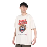 プーマ（PUMA）（メンズ）バスケットボールウェア ショータイム 半袖 Tシャツ 1 62473701
