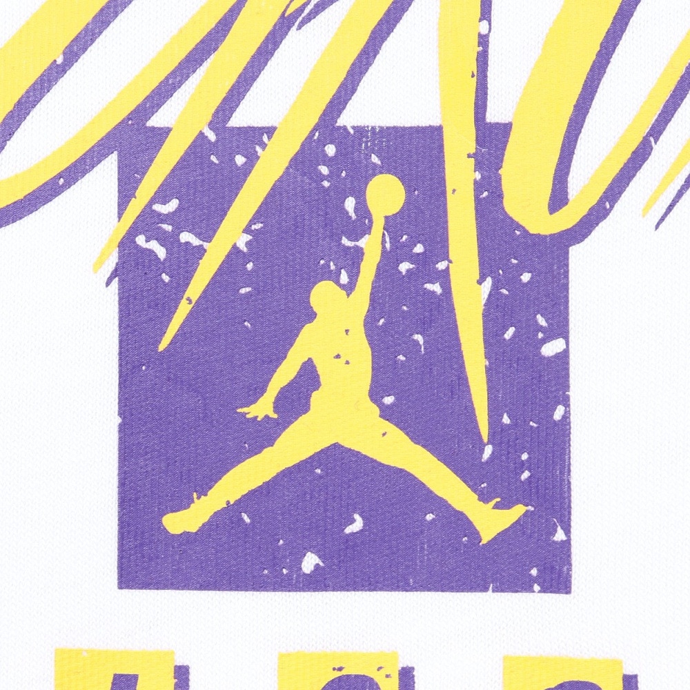ナイキ（NIKE）（メンズ）バスケットボールウェア NBA ロサンゼルス レイカーズ コートサイド ステートメント エディション ジョーダン マックス90 Tシャツ FN1069-100