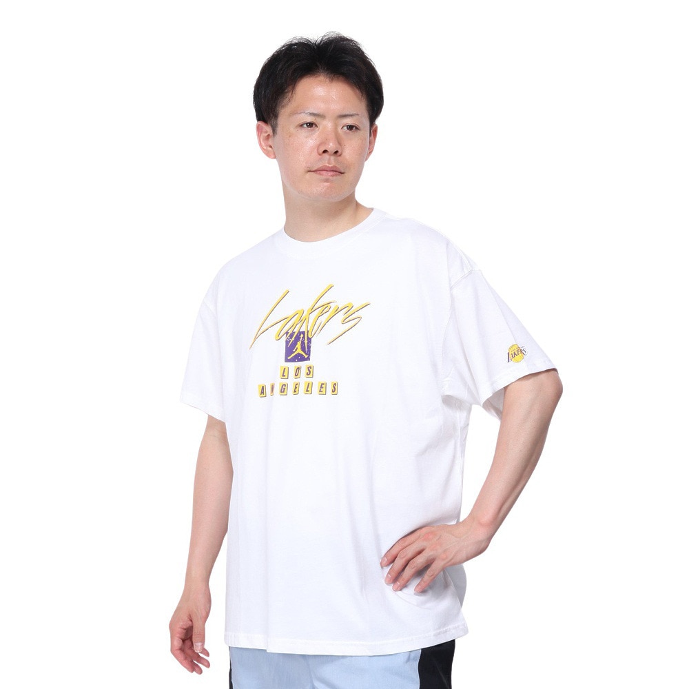ナイキ（NIKE）（メンズ）バスケットボールウェア NBA コートサイド ステートメント エディション ジョーダン マックス90 Tシャツ FN1069-100