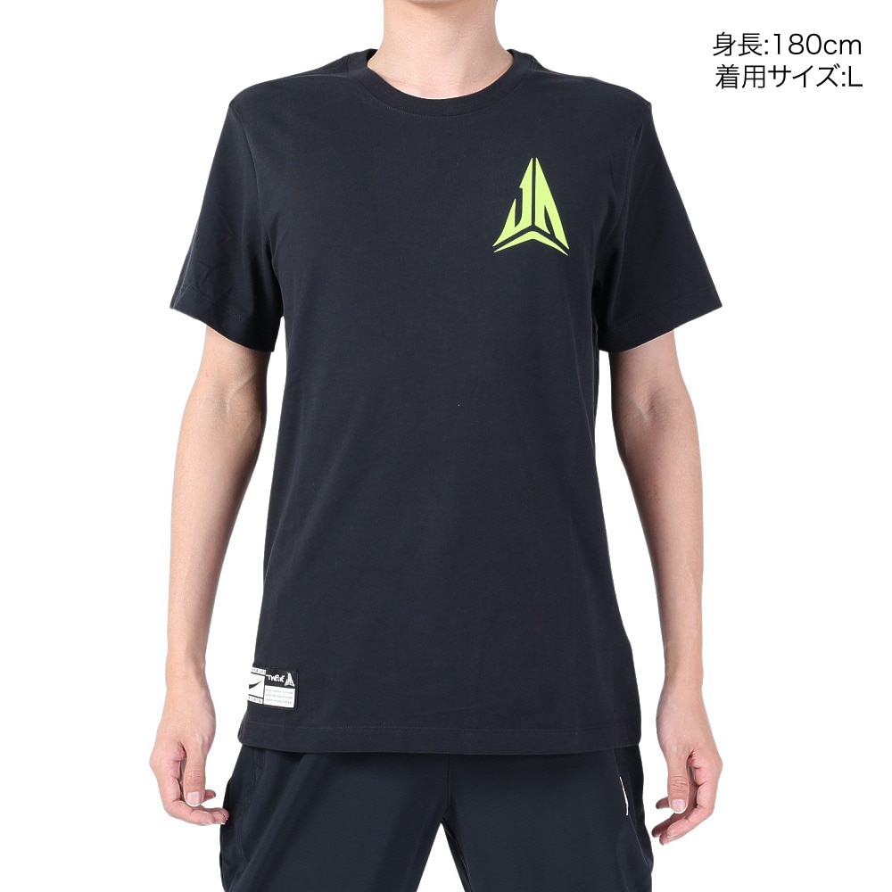 ナイキ（NIKE）（メンズ）Tシャツ バスケットボールウェア 半袖 JA ブラック FQ4911-010 速乾