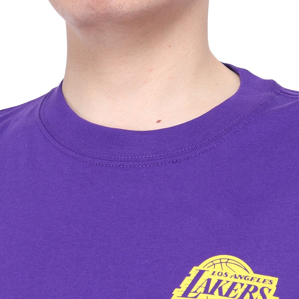 ナイキ（NIKE）（メンズ）バスケットボールウェア NK CTS ロサンゼルス レイカーズ NBA マックス90 Tシャツ MX90 FQ6047-504