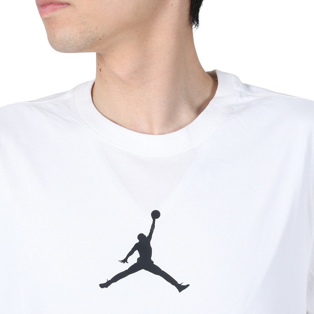 ジョーダン（JORDAN）（メンズ）Tシャツ バスケットボールウェア ジョーダン ジャンプマン ドライフィット 半袖 ホワイト CW5191-102