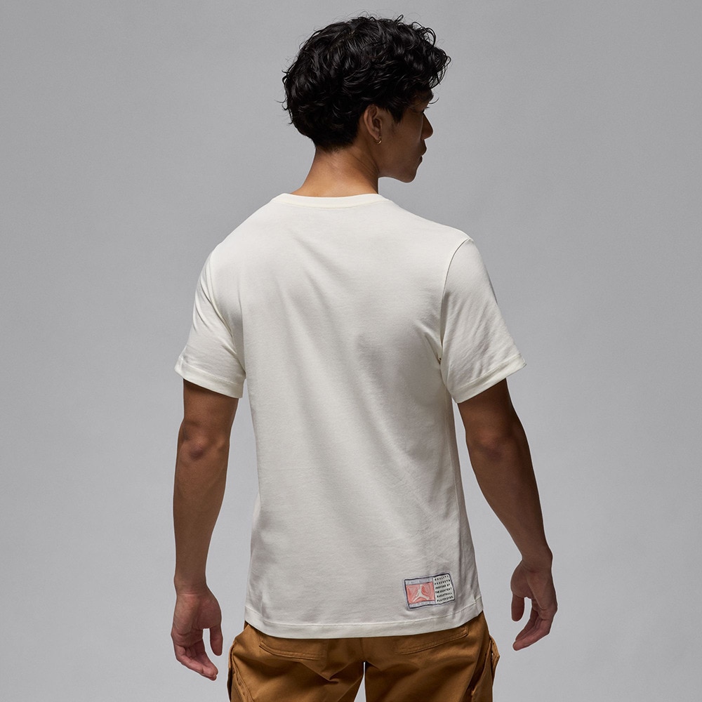 ジョーダン（JORDAN）（メンズ）Tシャツ バスケットボールウェア フライト エッセンシャル 半袖 ホワイト FN5967-133