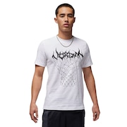 (メンズ)Tシャツ バスケットボールウェア ジョーダン ドライフィット スポーツ グラフィック ホワイト FN5975-100