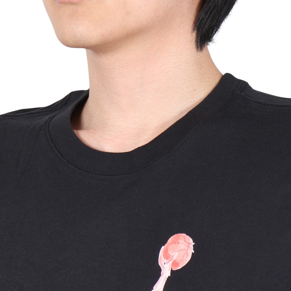 ジョーダン（JORDAN）（メンズ）Tシャツ バスケットボールウェア ブランド JM WTRCLR クルー 半袖 ブラック FN5981-010