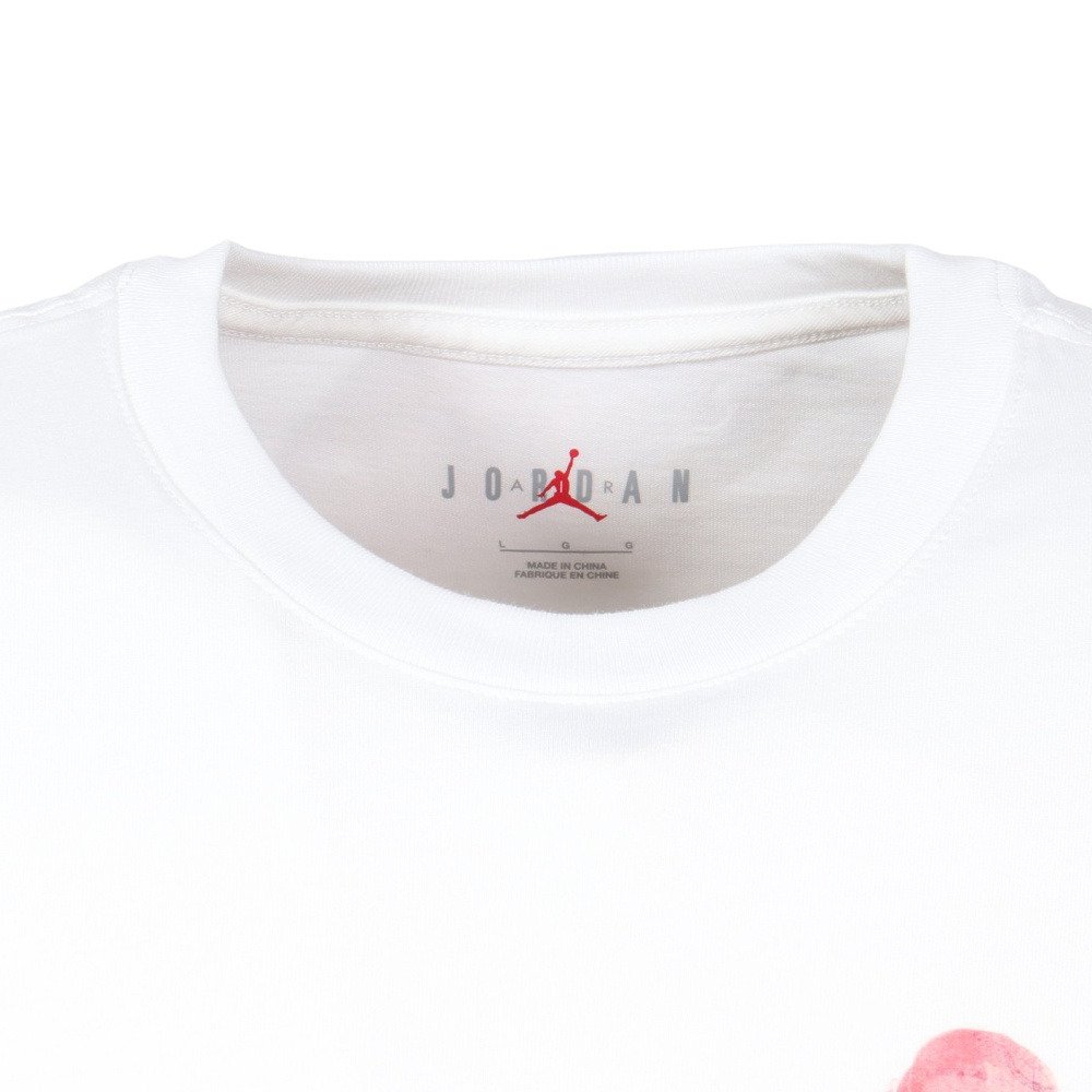 ジョーダン（JORDAN）（メンズ）Tシャツ バスケットボールウェア ブランド JM WTRCLR クルー 半袖 ホワイト FN5981-100