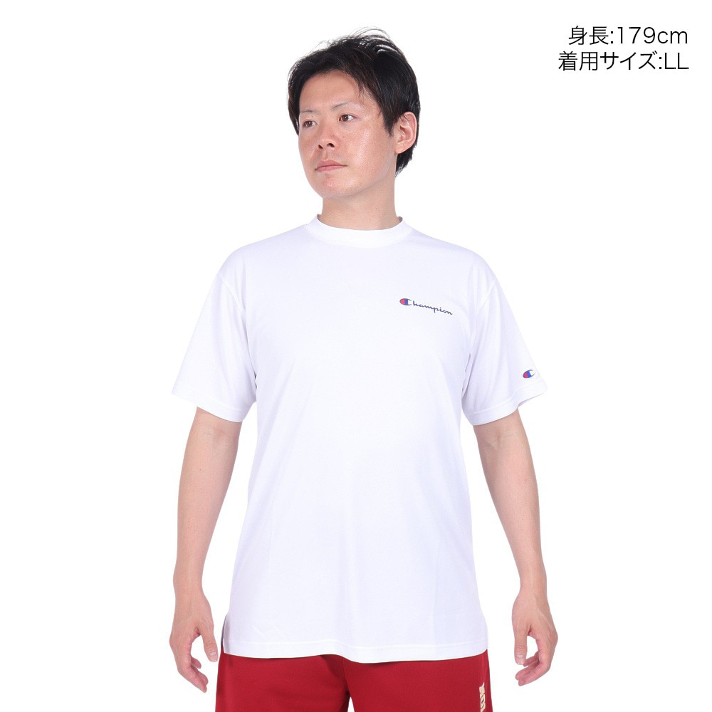 チャンピオン（CHAMPION）（メンズ）バスケットボールウェア ショートスリーブTシャツ C3-ZB312 010 速乾