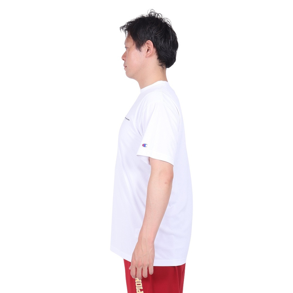 チャンピオン（CHAMPION）（メンズ）バスケットボールウェア ショートスリーブTシャツ C3-ZB312 010 速乾