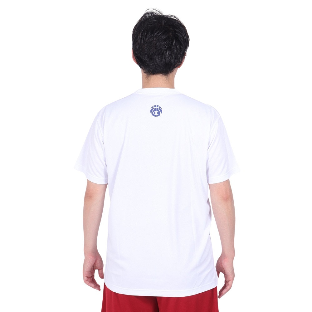 チャンピオン（CHAMPION）（メンズ）バスケットボールウェア ショートスリーブTシャツ C3-ZB312 010 速乾