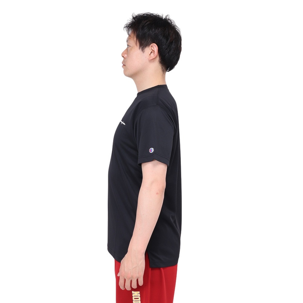 チャンピオン（CHAMPION）（メンズ）バスケットボールウェア ショートスリーブTシャツ C3-ZB312 090 速乾