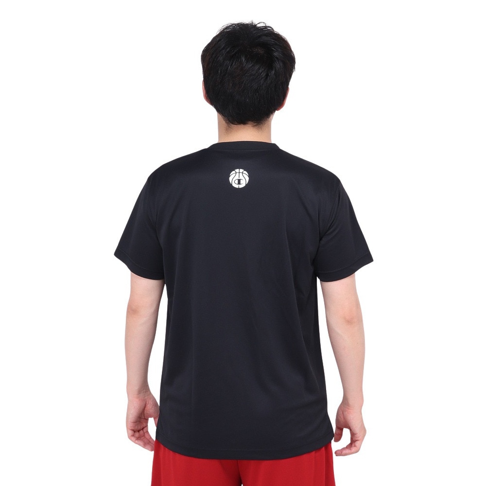 チャンピオン（CHAMPION）（メンズ）バスケットボールウェア ショートスリーブTシャツ C3-ZB312 090 速乾