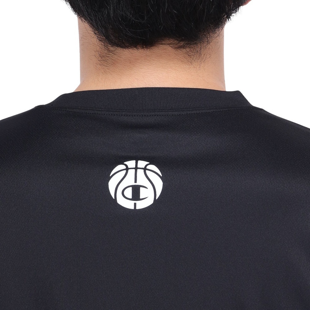 チャンピオン（CHAMPION）（メンズ）バスケットボールウェア ショートスリーブTシャツ C3-ZB312 090 速乾