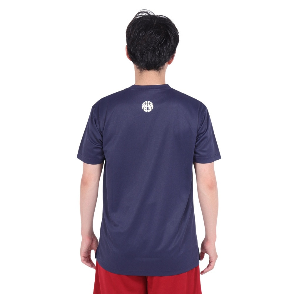 チャンピオン（CHAMPION）（メンズ）バスケットボールウェア ショートスリーブTシャツ C3-ZB312 370 速乾