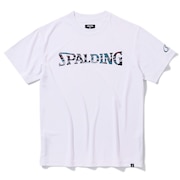 スポルディング（SPALDING）（メンズ）バスケットボールウェア Tシャツ オーバーラップド カモ ロゴ SMT24004