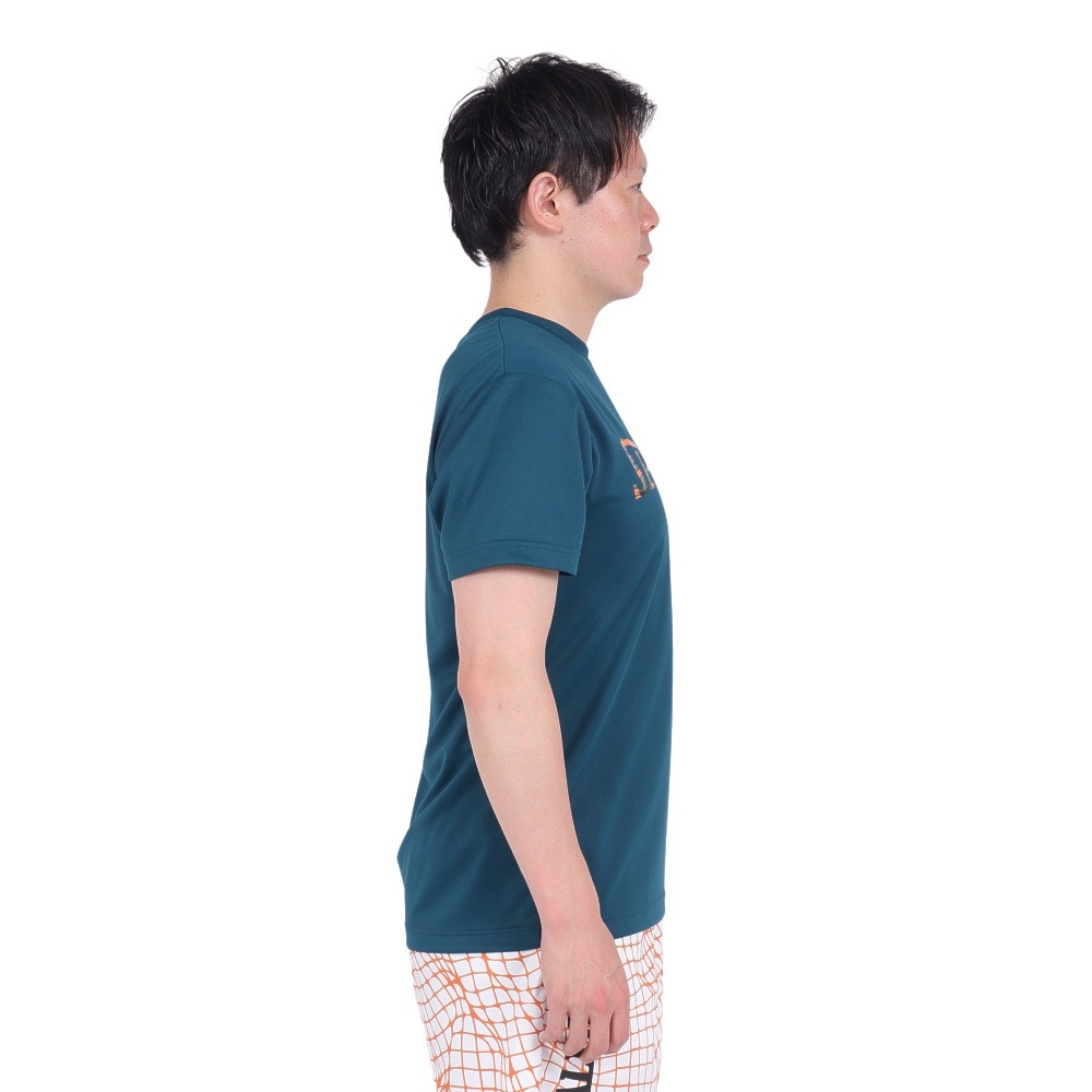 スポルディング（SPALDING）（メンズ）バスケットボールウェア Tシャツ オーバーラップド カモ ロゴ SMT24004SP 速乾 UVカット