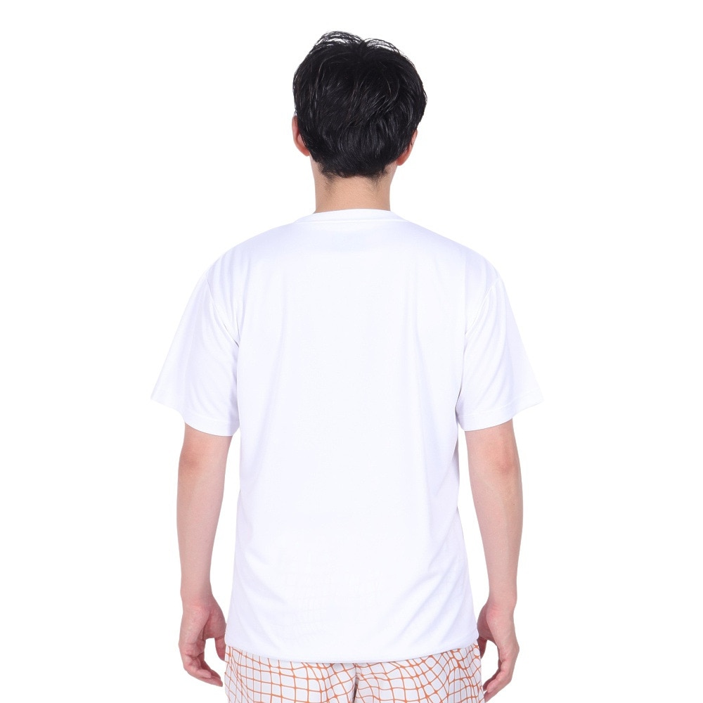 スポルディング（SPALDING）（メンズ）バスケットボールウェア Tシャツ ネオン トロピカル ボール プリント SMT24008 速乾 UVカット