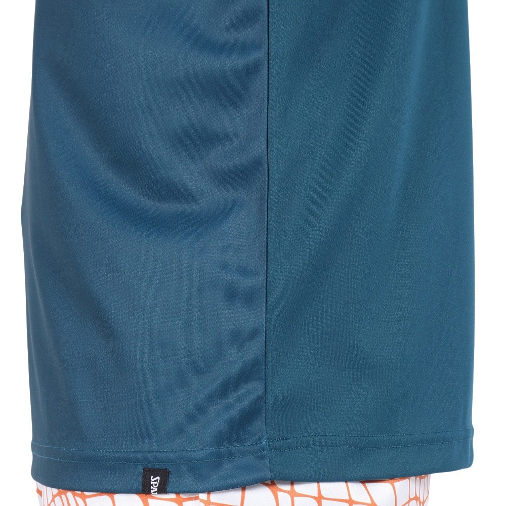 スポルディング（SPALDING）（メンズ）バスケットボールウェア Tシャツ ネオン トロピカル ボール プリント SMT24008SP 速乾 UVカット