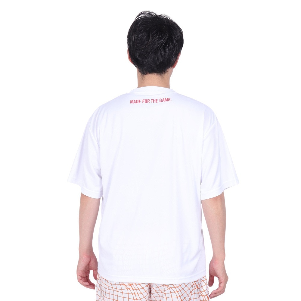 スポルディング（SPALDING）（メンズ）バスケットボールウェア Tシャツ ネオン トロピカル ロゴ SMT24010 速乾 UVカット
