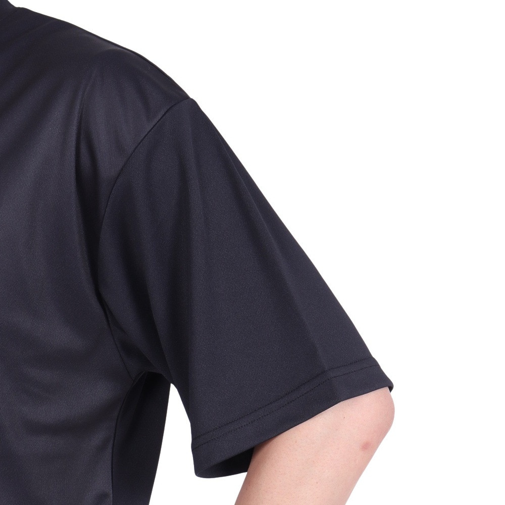 スポルディング（SPALDING）（メンズ）バスケットボールウェア Tシャツ ネオン トロピカル ロゴ SMT24010BK 速乾 UVカット