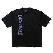 スポルディング（SPALDING）（メンズ）バスケットボールウェア Tシャツ ネオン トロピカル ロゴ SMT24010BK