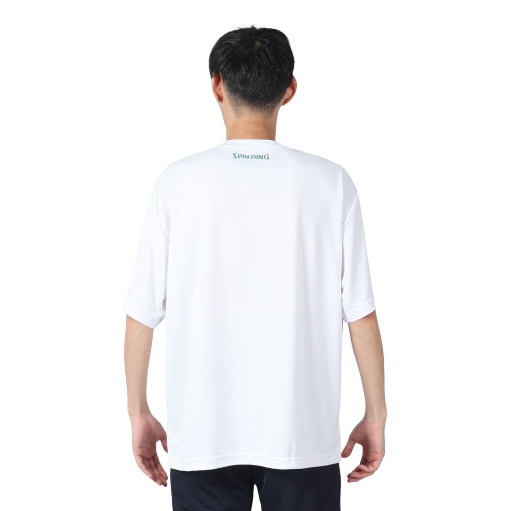 スポルディング（SPALDING）（メンズ）バスケットボールウェア Tシャツ ビーグル グラフィティ SMT24018 速乾 UVカット