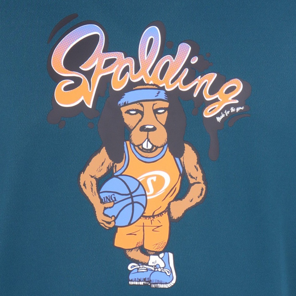 スポルディング（SPALDING）（メンズ）バスケットボールウェア Tシャツ ビーグル グラフィティ SMT24018SP 速乾 UVカット