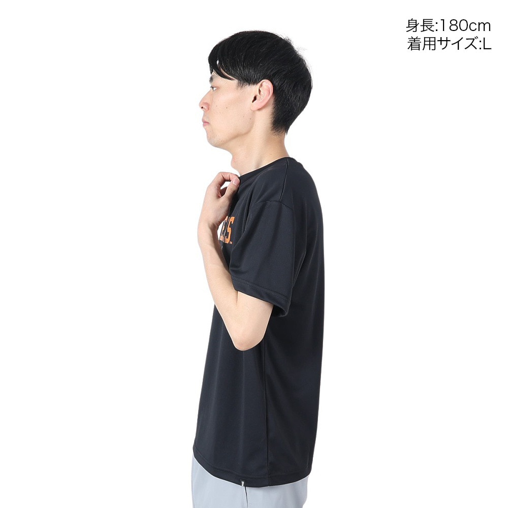 スポルディング（SPALDING）（メンズ）バスケットボールウェア Tシャツ テキサス ホーン ロゴ SMT24024TXBK 速乾 UVカット