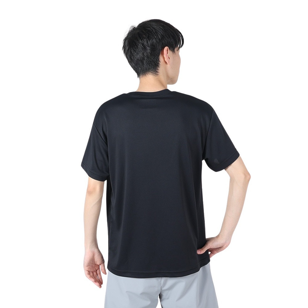 スポルディング（SPALDING）（メンズ）バスケットボールウェア Tシャツ テキサス ホーン ロゴ SMT24024TXBK 速乾 UVカット