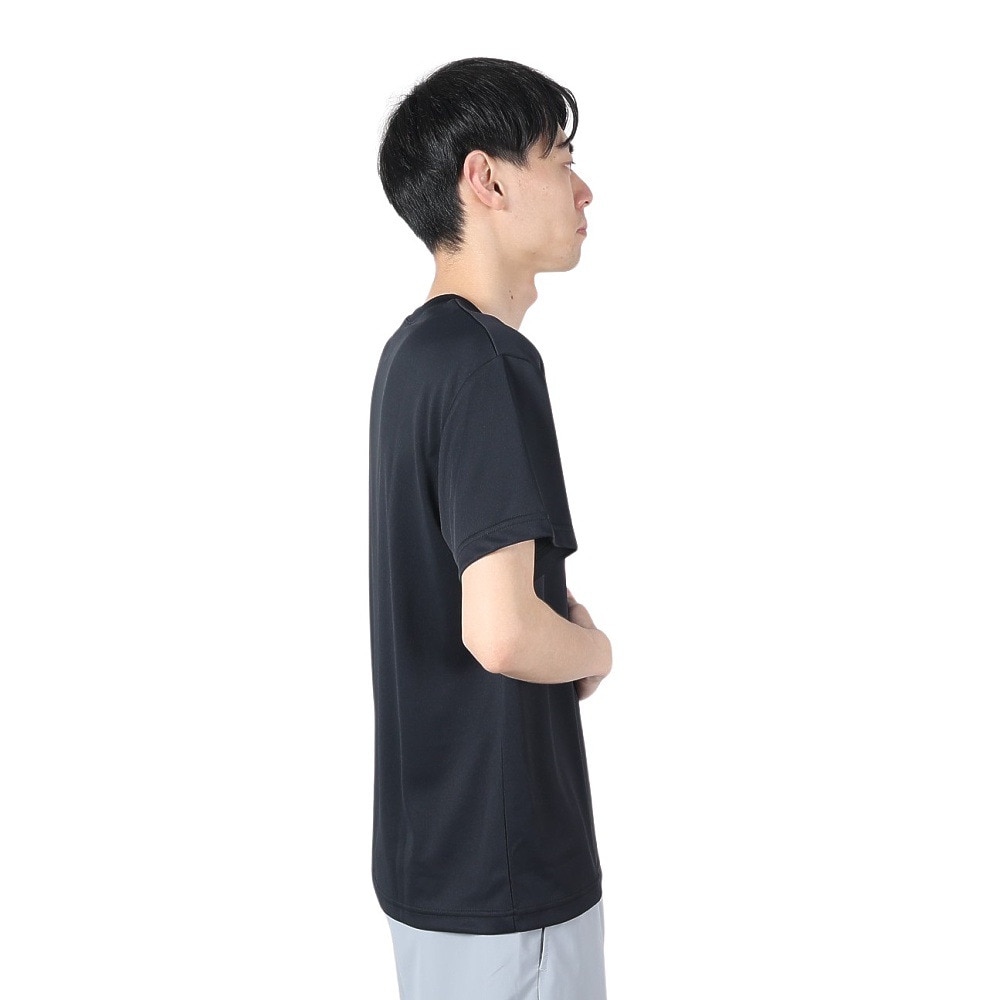 スポルディング（SPALDING）（メンズ）バスケットボールウェア Tシャツ テキサス ホーン ロゴ SMT24024TXBK 速乾 UVカット