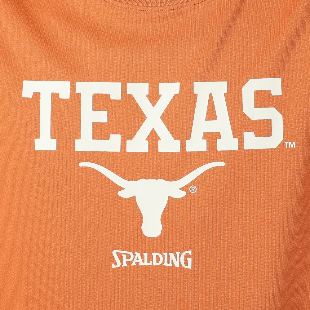 スポルディング（SPALDING）（メンズ）バスケットボールウェア Tシャツ テキサス ホーン ロゴ SMT24024TXBO 速乾 UVカット