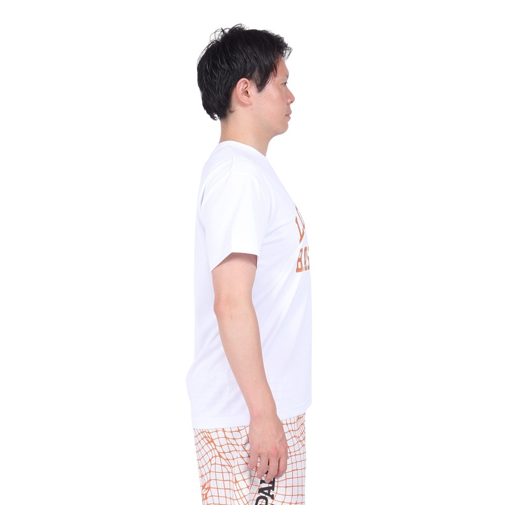 スポルディング（SPALDING）（メンズ）バスケットボールウェア Tシャツ テキサス ロング ホーンズ アーチ ロゴ SMT24032TX 速乾 UVカット