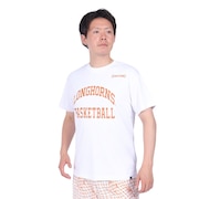 スポルディング（SPALDING）（メンズ）バスケットボールウェア Tシャツ テキサス ロング ホーンズ アーチ ロゴ SMT24032TX